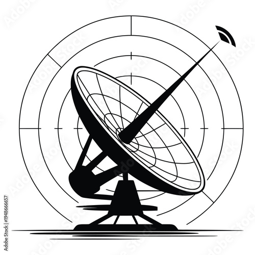 satellite dish on the roof