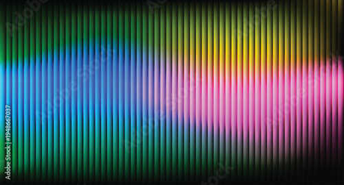 Abstract background with shiny glass ripple effec. ripple gradient glass texture background.reeded vertical blur vector illustratio.
futuristic distortion, moody abstract glow, reeded vertical blur, v