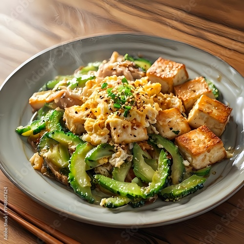 Okinawa Goya Champuru Bitter Melon Stir Fry