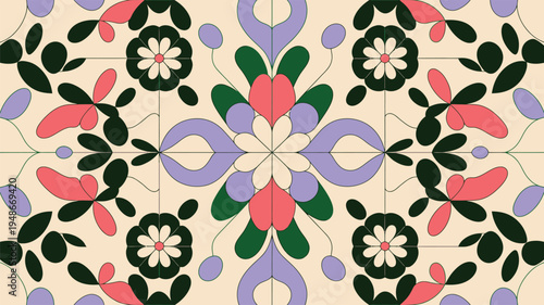 seamless floral background