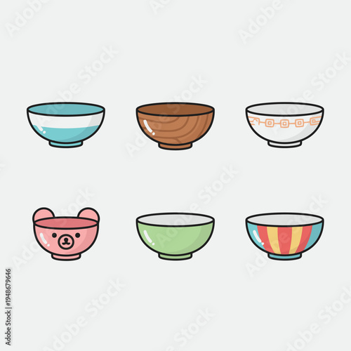 Collection of household cleaning product icons including liquid soap spray bottles and dishwashing detergents for hygiene maintenance and domestic chores services