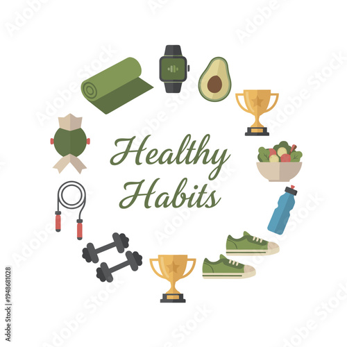 Stay Home concept illustration with cozy domestic lifestyle elements, sleeping cats, video games, books, warm socks, and snacks, mental health and relaxation at home flat vector design