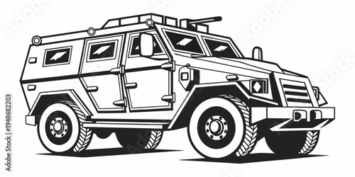 a large suv with a camper on the back Vector