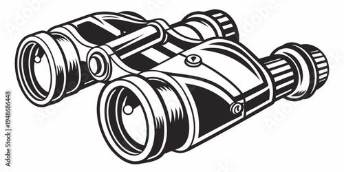 a pair of binoculars Vector
