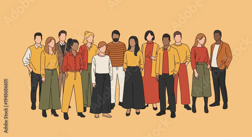 Diverse Group of People.