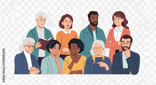 Diverse Group of People.