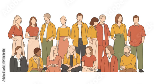 Diverse Group of People.