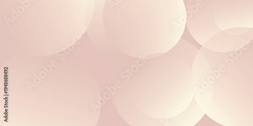 Abstract background with soft beige circles. The beige background has a smooth texture, creating a calming and elegant atmosphere. Background with copy space.