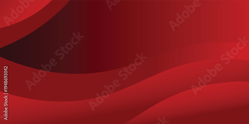 A modern abstract background featuring elegant red flowing waves, deep crimson gradients, and layered curved shapes. Perfect for corporate presentations, luxury branding, or creative web banners. 