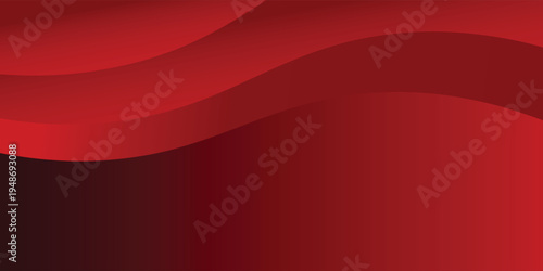 A modern abstract background featuring elegant red flowing waves, deep crimson gradients, and layered curved shapes. Perfect for corporate presentations, luxury branding, or creative web banners. 