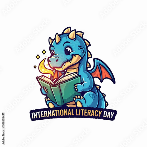 Dragon Reading Book for International Literacy Day