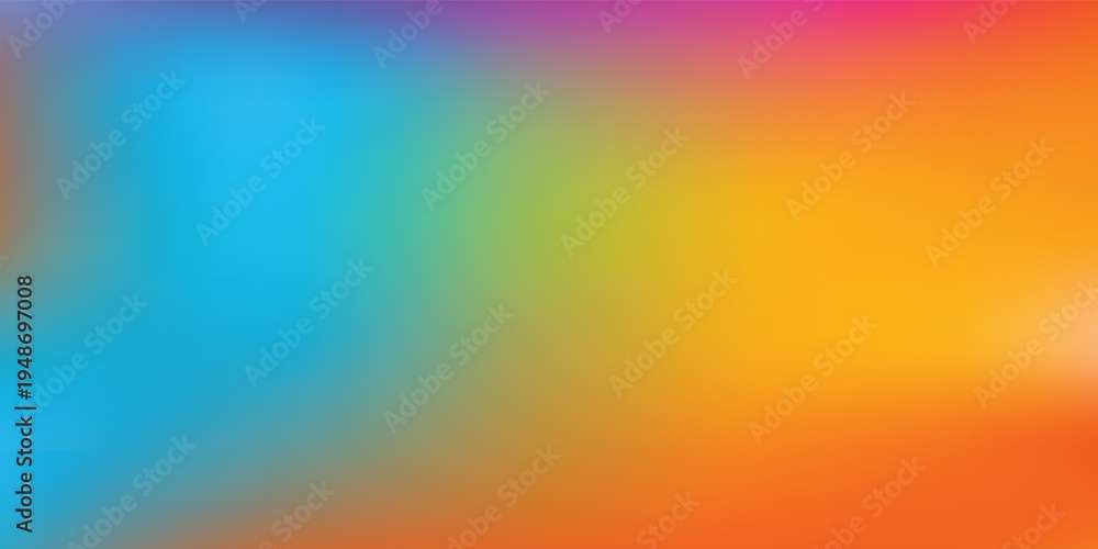 Obraz premium A vibrant colorful gradient background blending warm orange and cool blue tones with soft blur and smooth transitions, perfect for modern design, web headers, presentations, posters, 