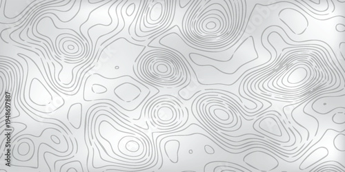 Minimal relief map background, subtle gray field filled with layered white geographic level lines forming irregular terrain shapes.