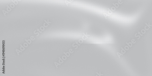 Soft dot dispersion pattern, abstract monochrome particles forming gentle flowing gradients.