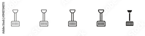 Snow shovel icon