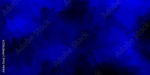 7018Abstract dark blue watercolor cloudiness, mist, or smog background. Dark navy blue sky with black background and blurred pattern. Vivid textured aquarelle painted art design background.	