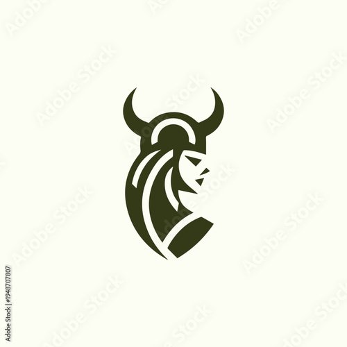 Viking Girl Logo
