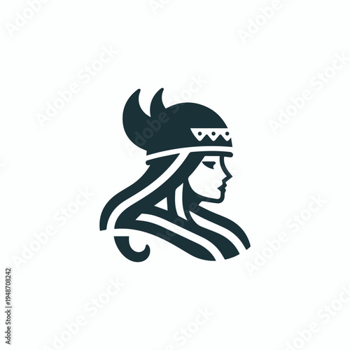 Viking Girl Logo