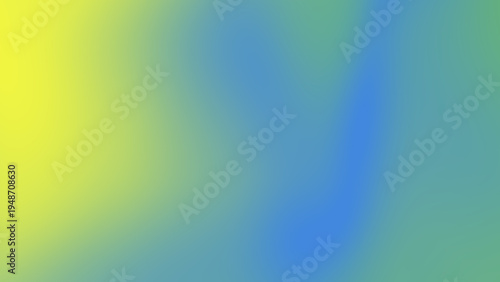 Vibrant Yellow Green Blue Gradient Abstract Background