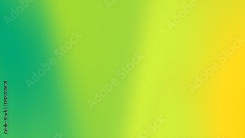 Vibrant Green Yellow Gradient Abstract Background with Grain Texture