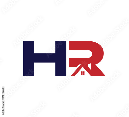 Logo initial Vector Real Estate / Realty HR