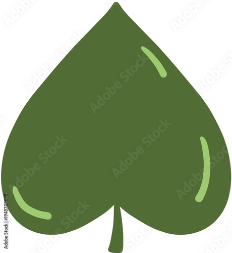 green leaf with drop
