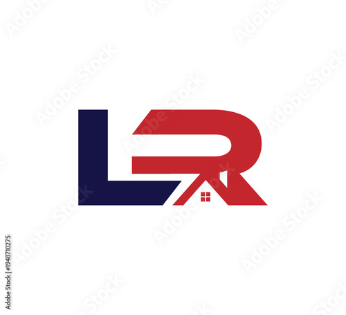 Logo initial Vector Real Estate / Realty LR