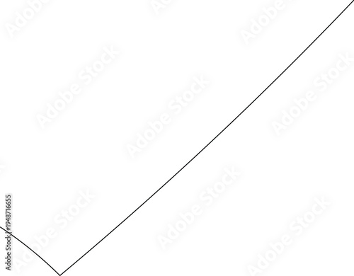 A hand holding a blank white paper is isolated near a sharp steel sewing needle and thread vector illustration
