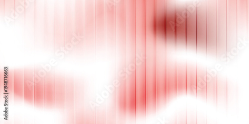Soft red and white vertical stripes abstract background with wavy light gradient, modern minimal backdrop for design and presentation
