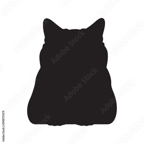 British shorthair cat wearing sunglasses vector illustration
