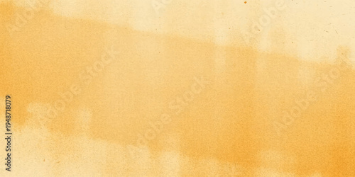 Worn vintage brown parchment paper with a stained grunge pattern overlaying an old antique wooden background to create a blank retro design with a damaged textured wall effect