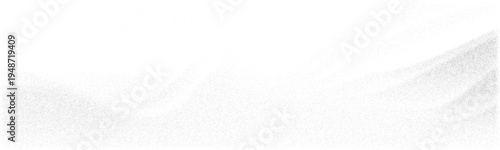 Abstract silver noise wave background featuring grain texture, soft white ethereal cloud particles, grit, and grey fluid mesh. Subtle pale film grain vector for lo-fi dither mist atmosphere.