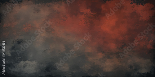 Dramatic abstract grunge background featuring dark stormy clouds and a light blue sky at sunset for a weathered nature cloudscape
