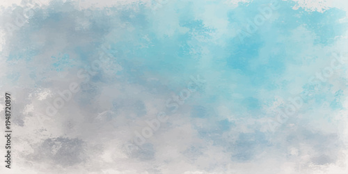 A serene blue sky background filled with soft white clouds captures a clear summer day's natural atmosphere and bright cloudscape