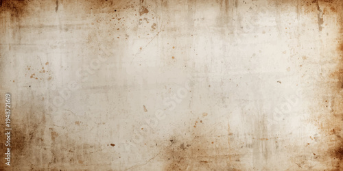 Antique brown grunge wood texture with a vintage stained parchment pattern on a worn aged wooden background for a dirty ancient book page design