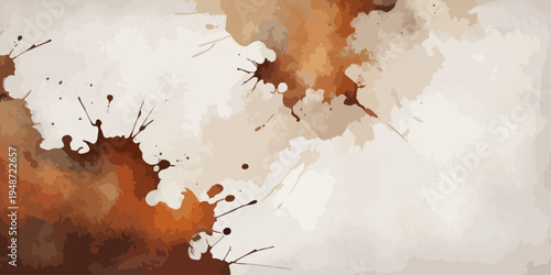 An aged world map design features a vintage grunge texture on antique paper with dirty paint splatters and an ancient earth pattern for a textured retro wallpaper