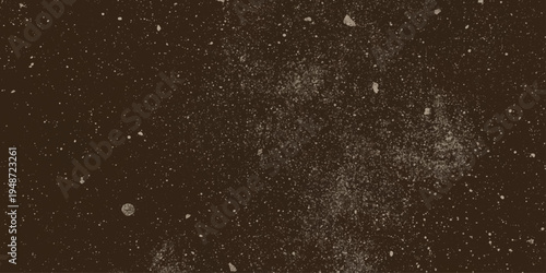 Luminous water drops glisten like a starry constellation against a dark abstract sky, creating a textured galaxy of white rain and cosmic dust across the deep black night of the universe