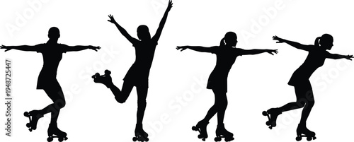 Large collection of black silhouettes featuring construction workers, handymen, mechanics, and industrial laborers with tools isolated on a white background,