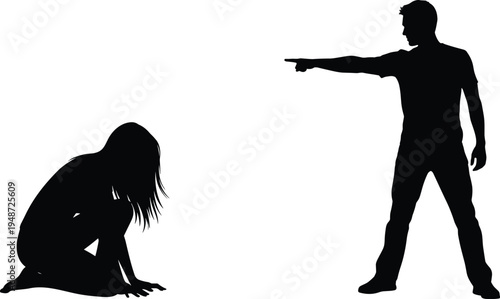 Large set of black silhouettes featuring indoor plants, home furniture, lamps, decor items, and household accessories on white background,