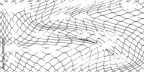 Abstract grunge for fishing nets. Seamless pattern for sportswear or soccer goal, volleyball net, basketball hoop, hockey, athletics simple abstract