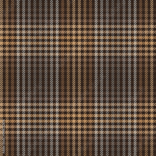 Classic Brown And Beige Plaid Textile Design Tartan Pattern For Fashion And Homeware Traditional Checkered Fabric Repeat For Apparel And Interior Decor Projects