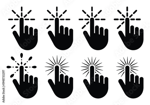 Collection of Cursor Click with Various Animation Effects