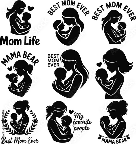 Proud Mom Love Heart T-Shirt