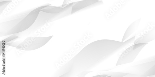 Abstract white and grey background. Creased document antique canvas old paper crumple texture .modern design background with geometric shape. Vector illustration.