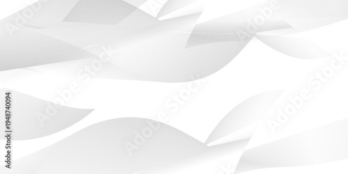 Abstract white and grey background. Creased document antique canvas old paper crumple texture .modern design background with geometric shape. Vector illustration.