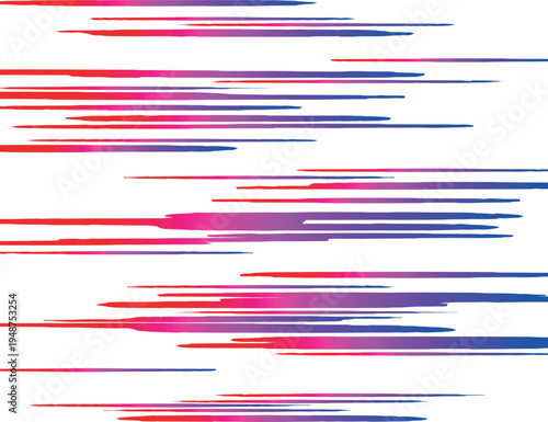 A colorful abstract image featuring a multitude of horizontal lines in various colors
