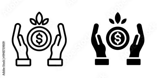 growth icon, element icon for design branding, print, and digital media