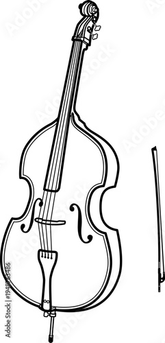 コントラバスのアイコン