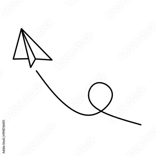 Paper Plane Icon Vector