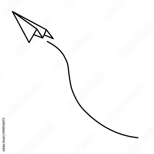 Paper Plane Icon Vector